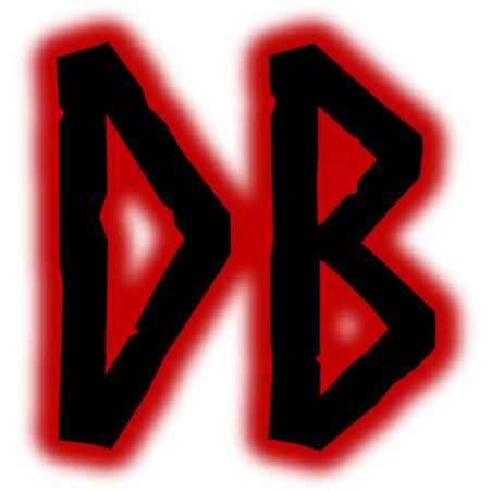 The smaller version of the first official DurchBurch logo.  It's simply the letters DB in the same fontface as the stacked logo.